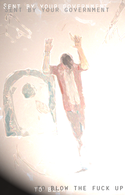 The Exploding Man advertisement