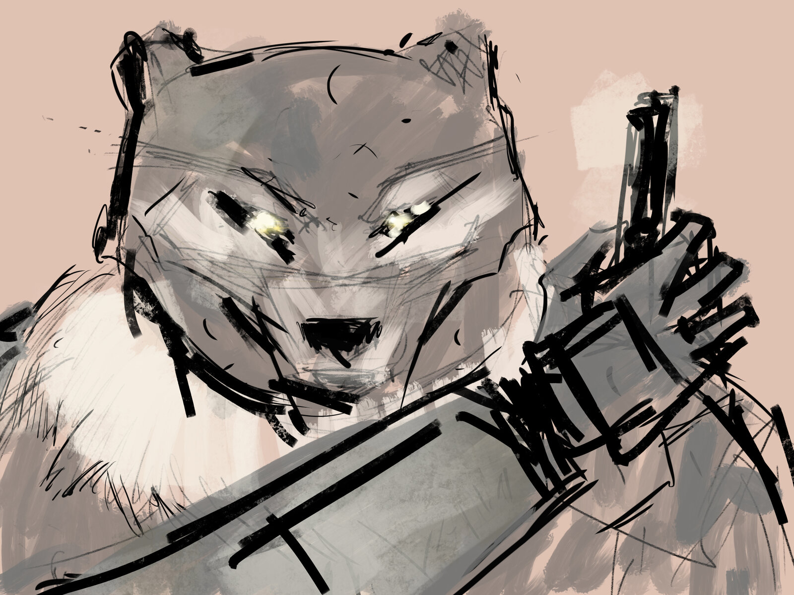 Honeycomb concept art and sketchbook